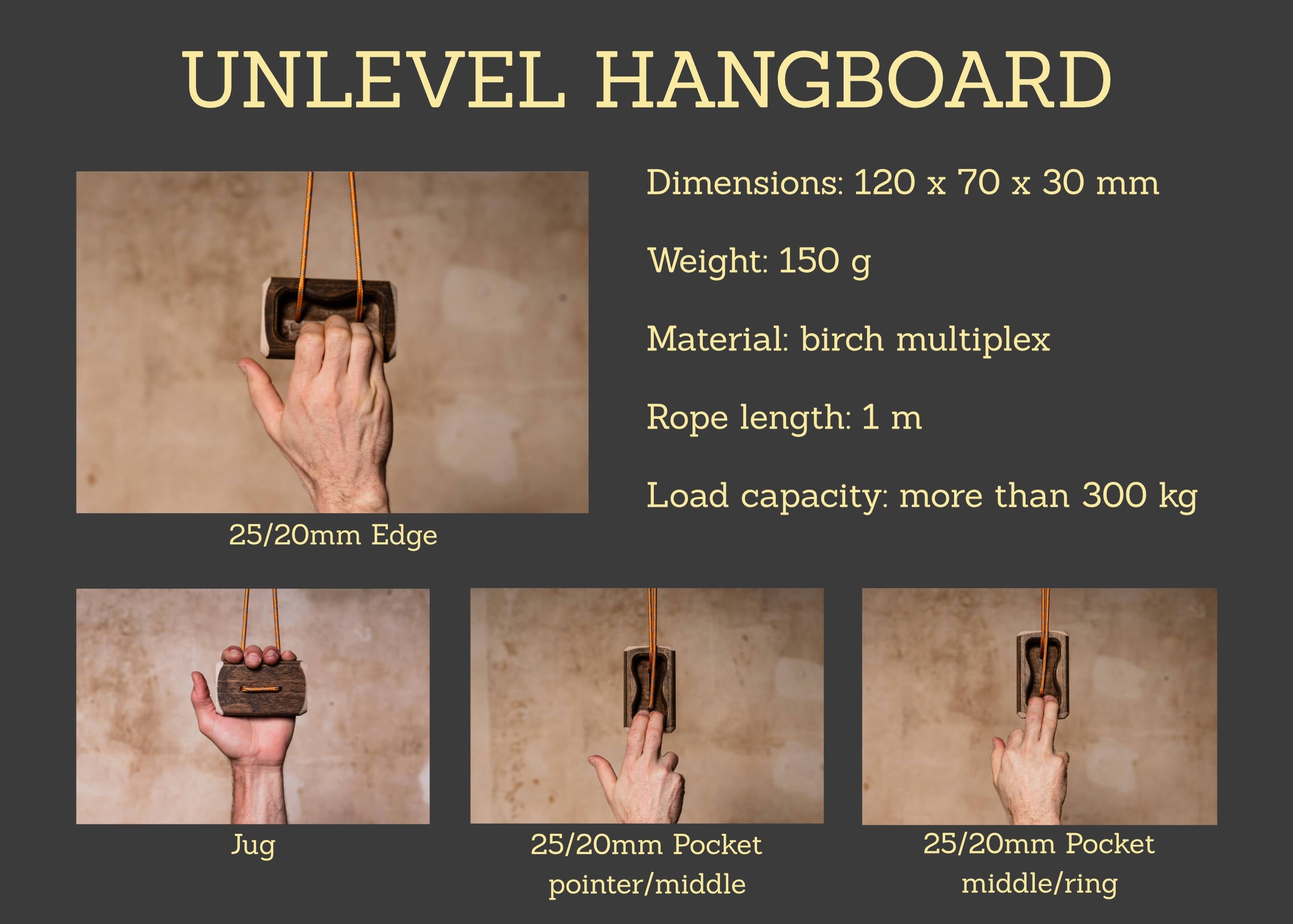 UNLEVEL Hangboard